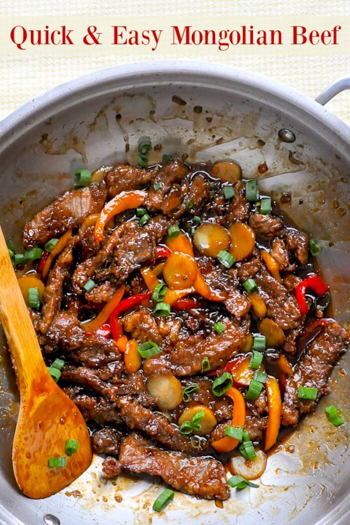 Mongolian Beef - a quick & easy recipe for a take out favourite at ...