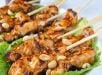 Peanut Butter Sriracha Chicken Satay