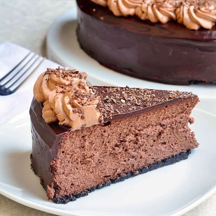 Triple Chocolate Cheesecake