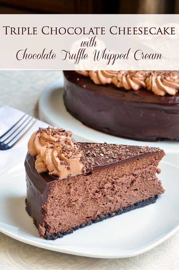 Triple Chocolate Cheesecake