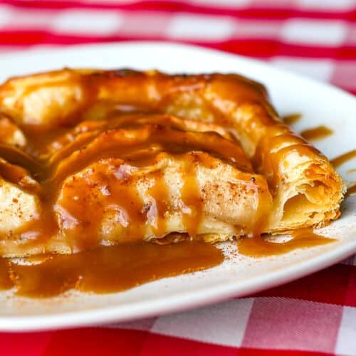 Apple Cinnamon Galette with Caramel Sauce Rock Recipes