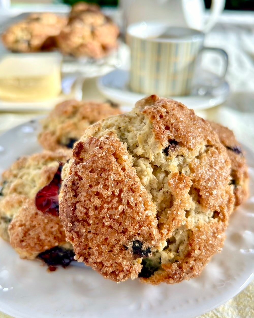 Blueberry Oatmeal Scones Instagram