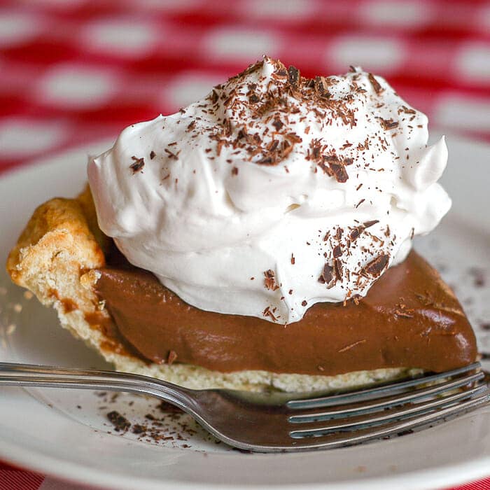 Chocolate custard pie online