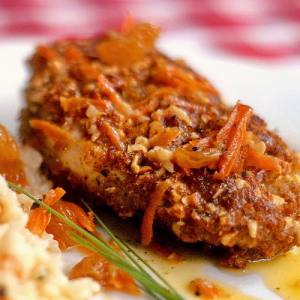 Almond and Summer Savoury Crusted Chicken Breast