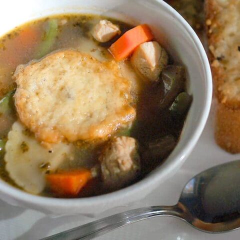 Turkey Vegetable Agnolotti Soup