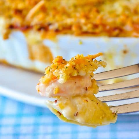 Seafood Shells and Cheese