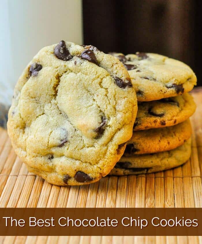 The Best Chocolate Chip Cookies image with title text