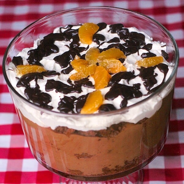 Orange Chocolate Mousse Trifle