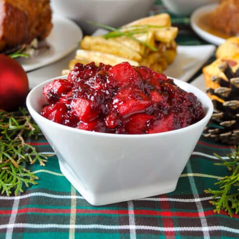 Partridgeberry Apple Chutney