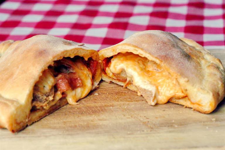 Moose Sausage Calzones