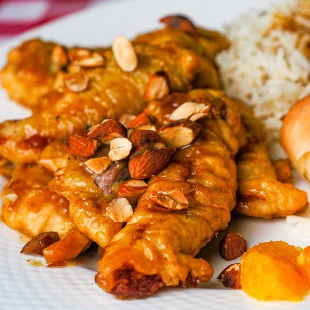 Ginger Orange Tempura Pork Tenderloin quick, easy, tasty.