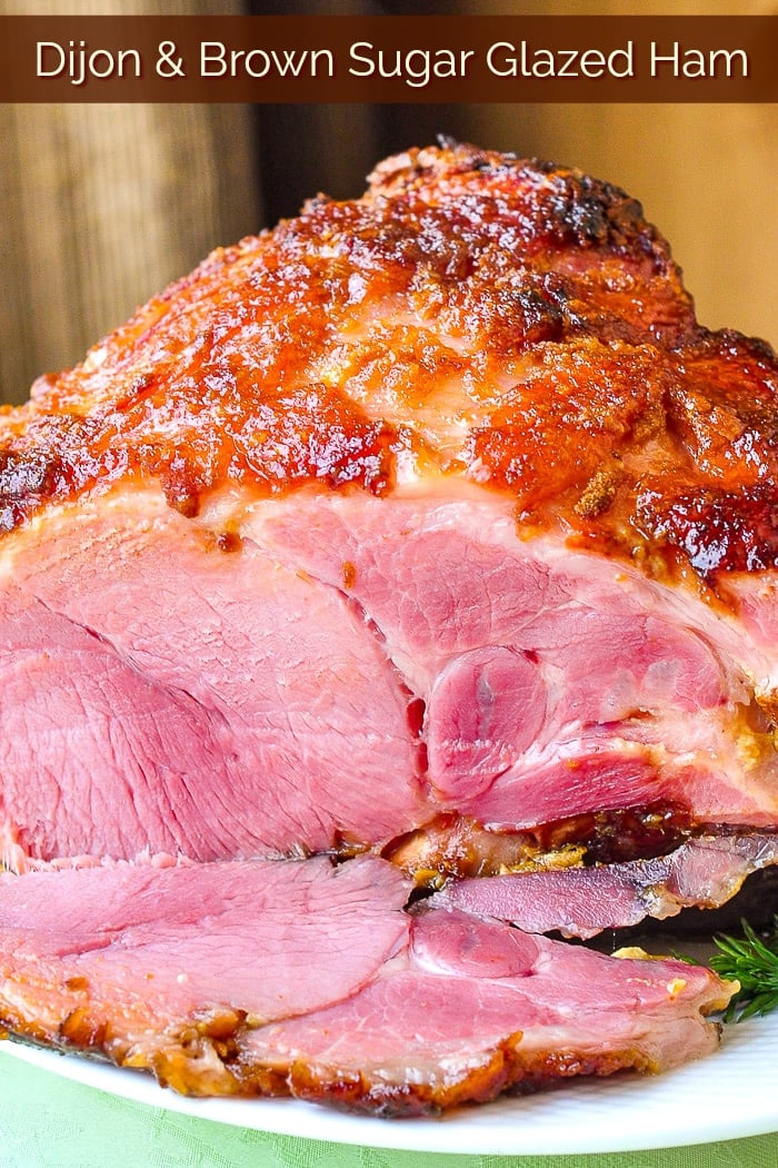 Brown Sugar Mustard-Glazed Smoked Ham