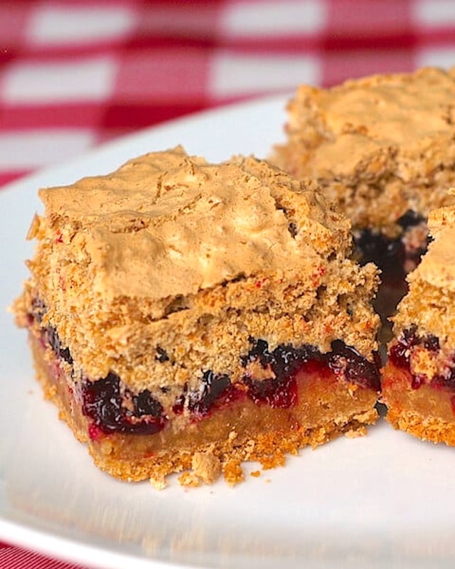 Partridgeberry Coconut Meringue Squares for instagram