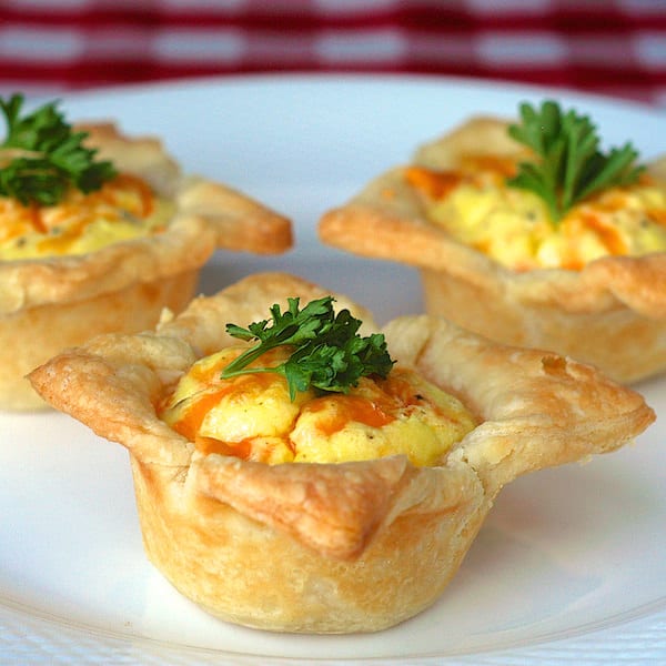 Mini Cheddar Bacon Quiche