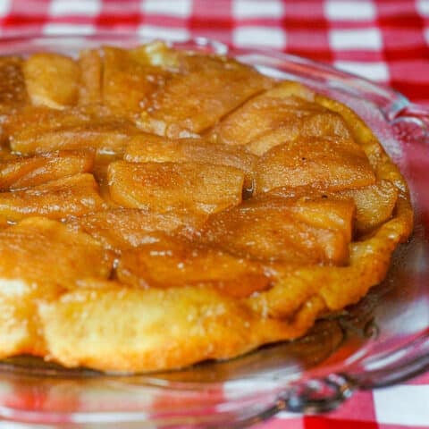 Apple Five Spice Tarte Tatin close up featured image