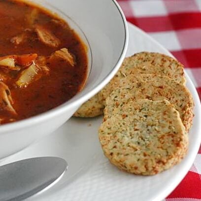 Parmesan Herb Crackers