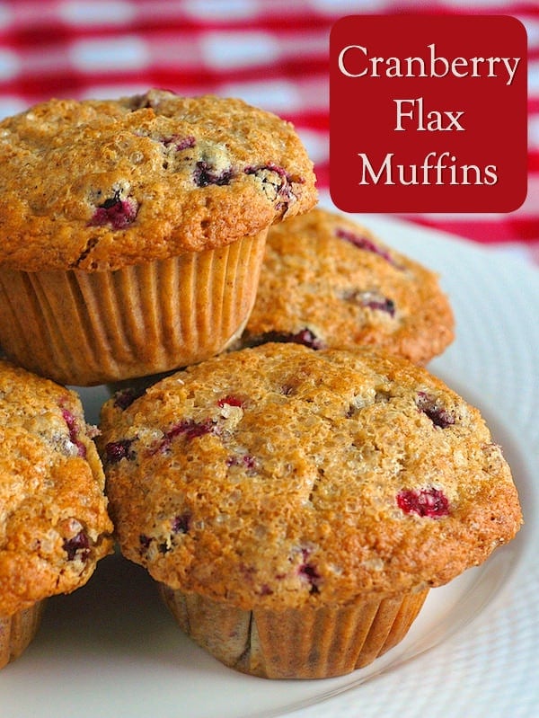 Cranberry Flax Muffins