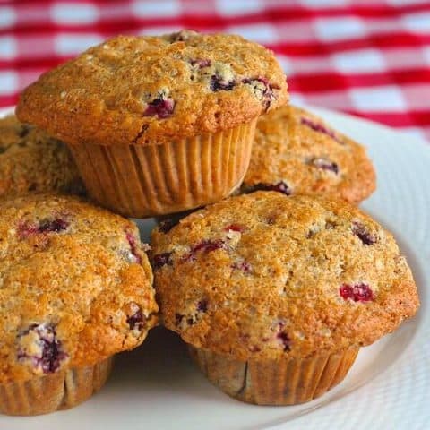 Cranberry Flax Muffins