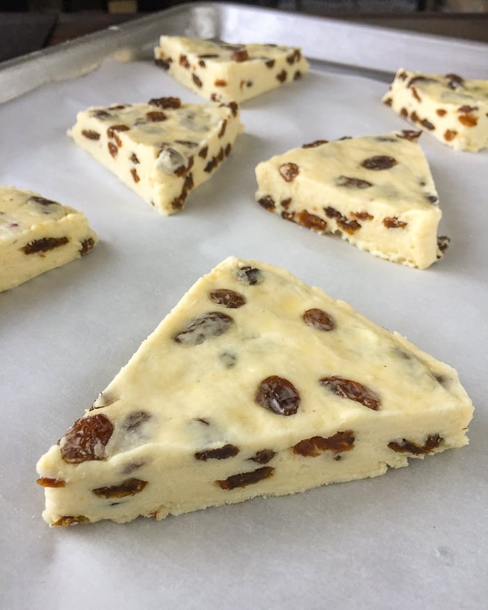 Sugar Free Scones ready for the oven