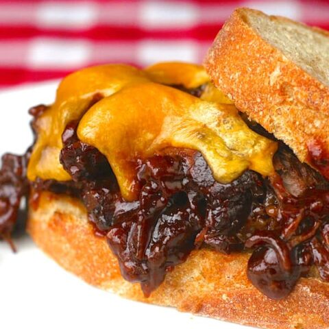 Blackstrap Barbecue Braised Beef Sandwiches