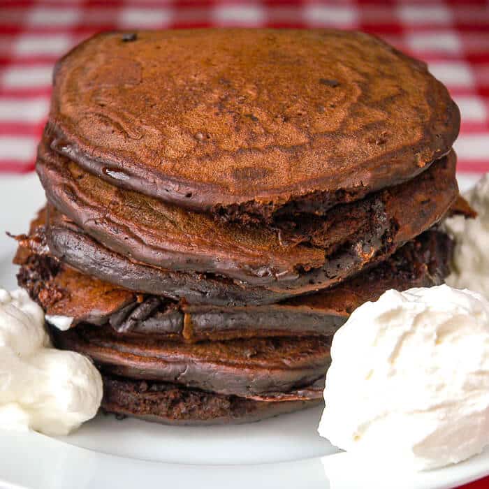 Chocolate Toblerone Pancakes