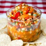 Grilled Corn Salsa with Roasted Tomatoes