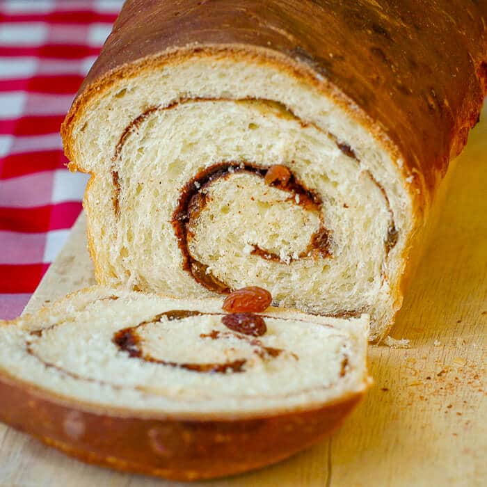 Cinnamon Roll Bread makes the most amazing morning toast and even better French Toast.