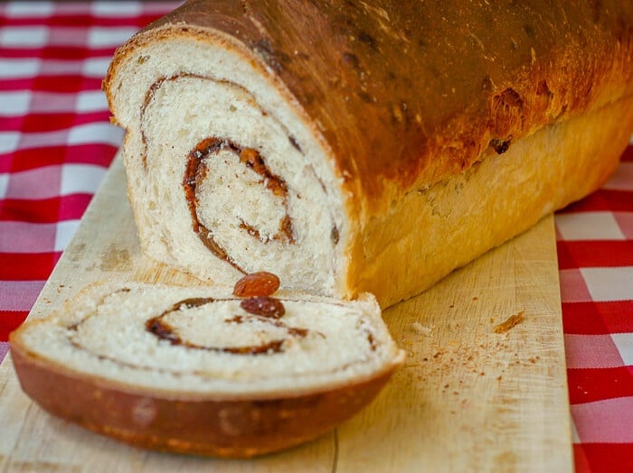 Cinnamon Roll Bread makes the most amazing morning toast and even better French Toast.