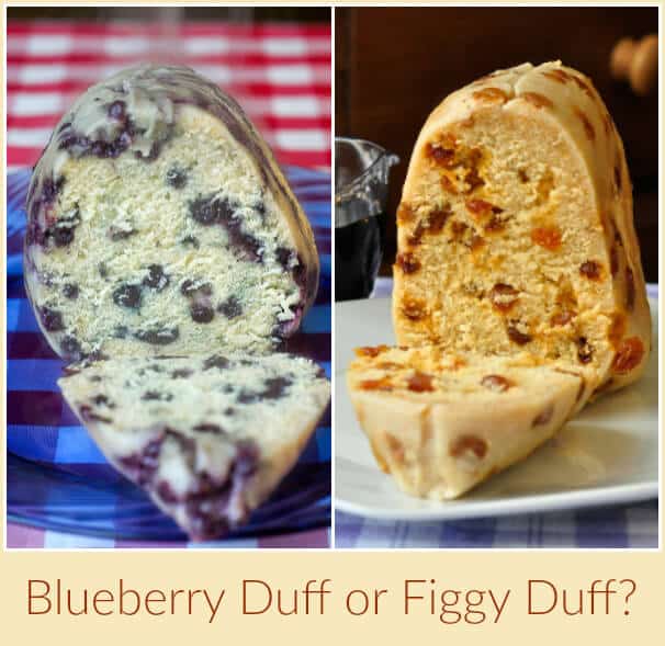 Newfoundland Blueberry Duff and Figgy Duf