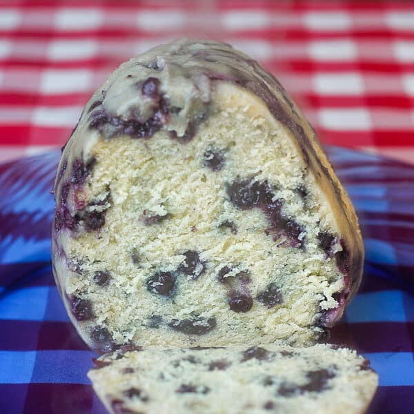 Blueberry Duff - a traditional Newfoundland steamed pudding.