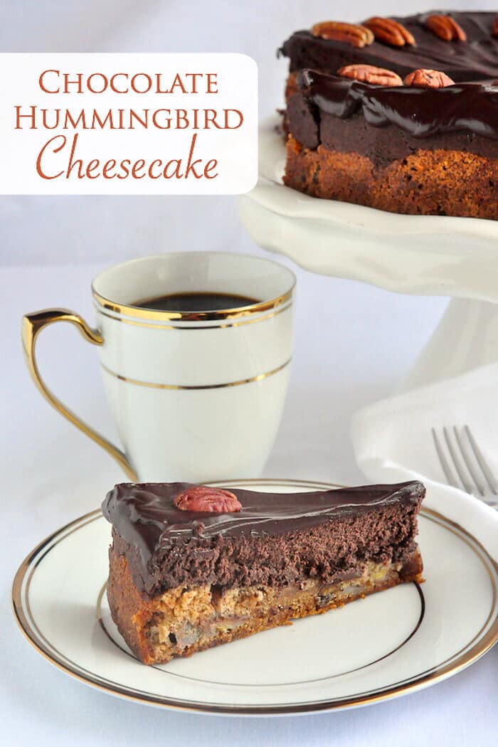 Chocolate Hummingbird Cheesecake