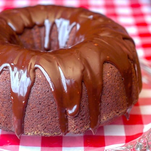 Ginger Bundt Cake with Chocolate Nutmeg Ganache Glaze Rock Recipes