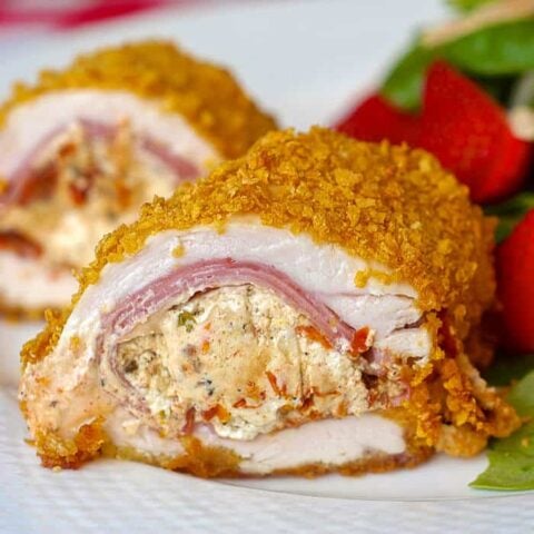 Goat Cheese Stuffed Chicken Breasts with Capocollo Ham-image