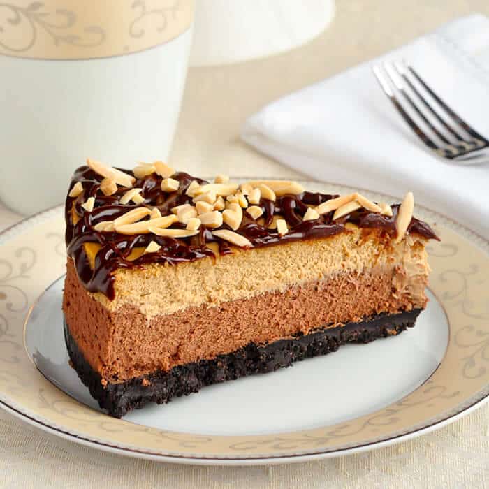 Mocha Almond Fudge Cheesecake