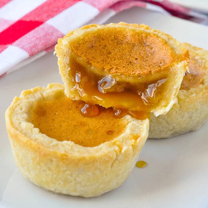 The Best Canadian Butter Tarts cut open image