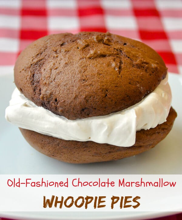 Chocolate Marshmallow Whoopie Pies