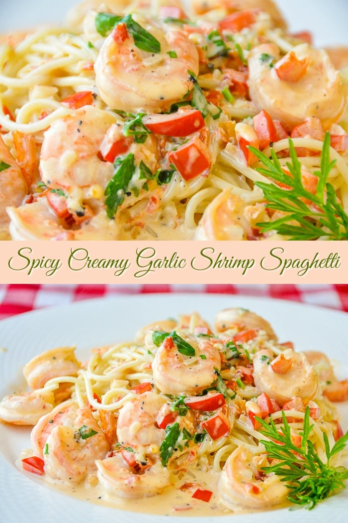 Creamy Garlic Shrimp (spicy) Recipe - The Cookie Rookie®