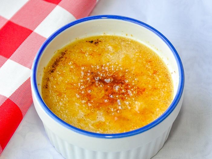 Eggnog Creme Brulée. It's probably easier thanyou think to make!