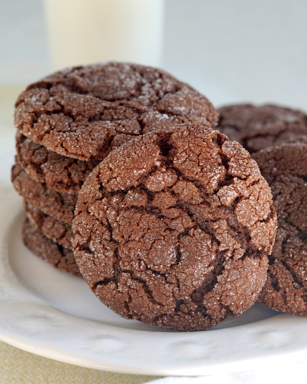 Espresso Chocolate Chip Cookies photo cropped for social media