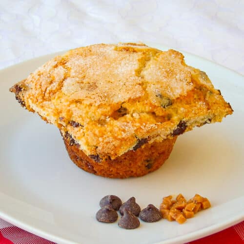 Toffee Chocolate Chip Muffins a Sunday brunch hit!