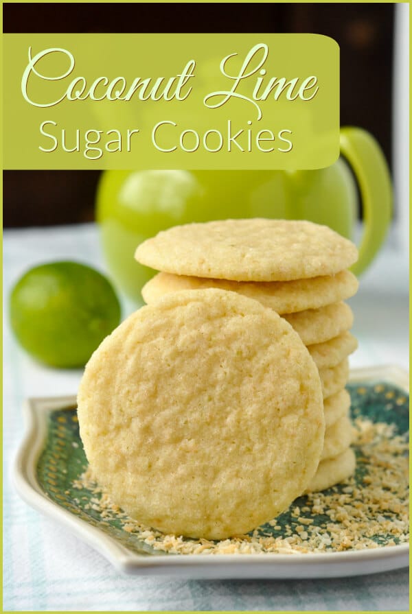 Coconut Lime Sugar Cookies