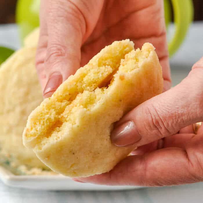 Chewy Coconut Lime Sugar Cookies