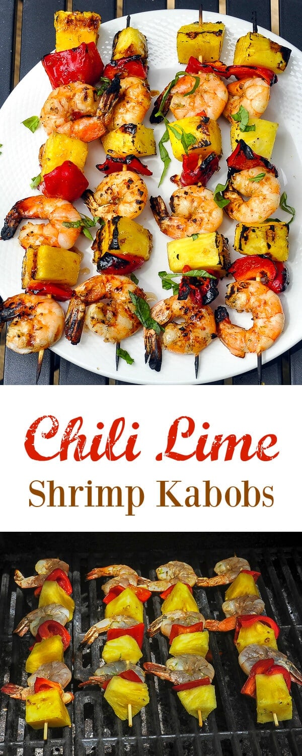 Chili Lime Shrimp Kabobs