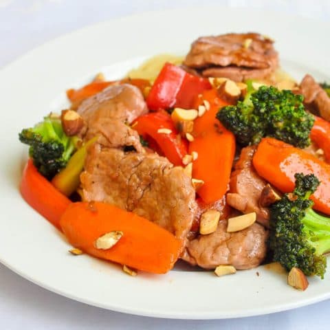 Stir Fried Chinese Pork Tenderloin