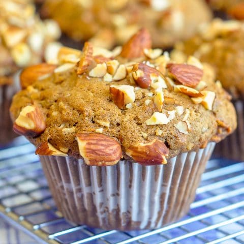 Glory Glory It's Morning Muffins close up photo of a single muffin