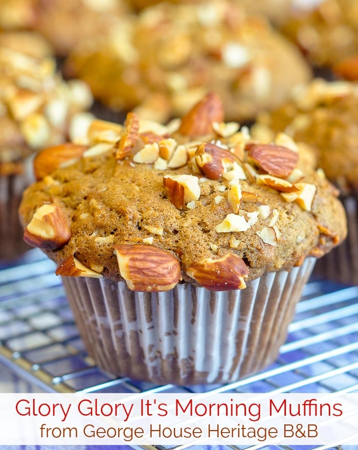 Glory Glory It's Morning Muffins photo with title text for Pinterest