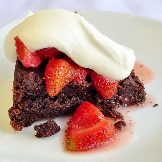 Chocolate Souffle Cake - a gluten free recipe