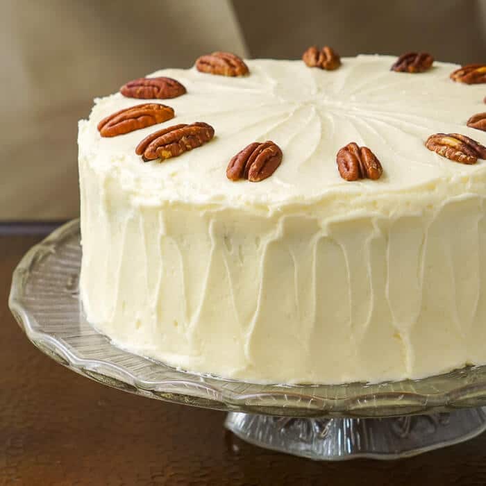 Pecan Pineapple Carrot Cake