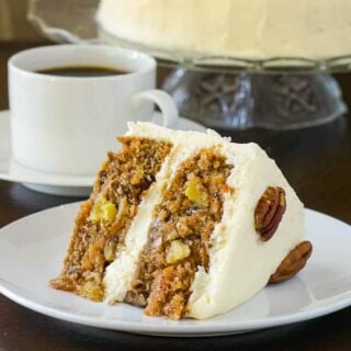 Pecan Pineapple Carrot Cake