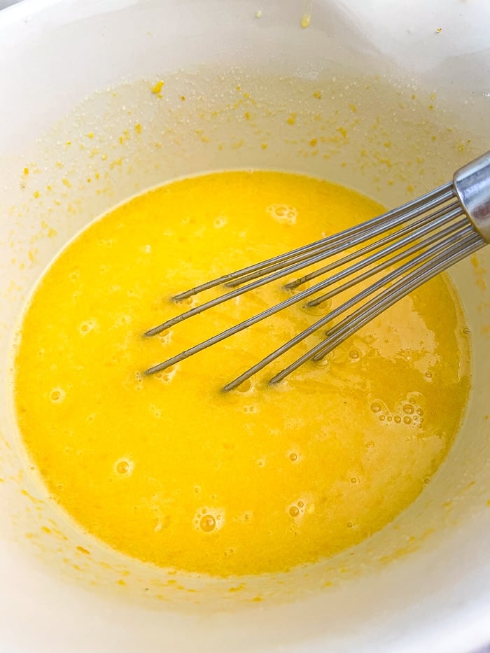 Simply whisk the lemon layer ingredients together